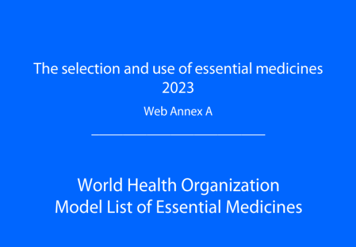 WHO-23rd Essential Medicines List-cover (2023)
