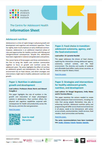 Adolescent Nutrition Fact Sheet-cover