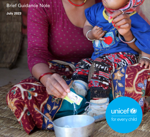 UNICEF - MNP Anaemia Guidance note cover (Oct2023)