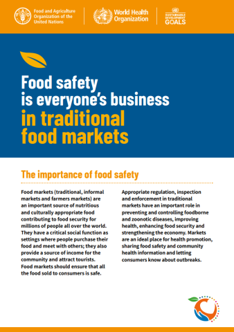 FAO & WHO-Food Safety-Traditional Food Markets-cover (2022)