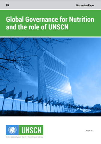 UNSCN-Nutr Global Governance-cover (2017)