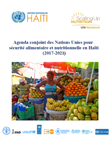 Haiti-Common UN Nutr Agenda-cover (2017)