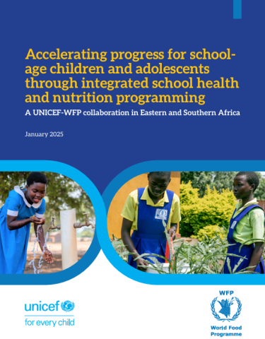 UNICEF-WFP_School Health & Nutr-Synthesis-cover (Jan2025)