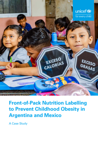 UNICEF-Labelling-Obesity Mexico Argentina-cover (Mar2025)