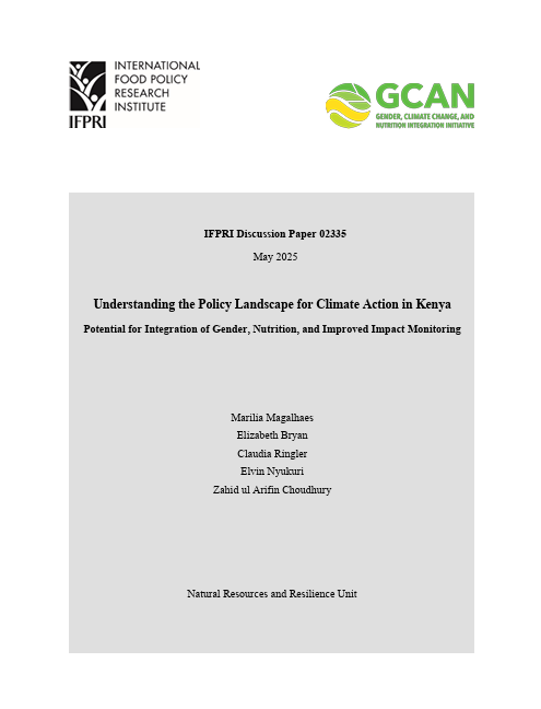 IFPRI paper-Climate-Nutrition-cover (May2025)