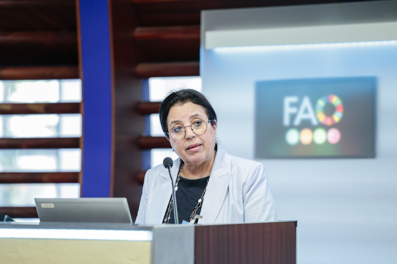 Najat speaking