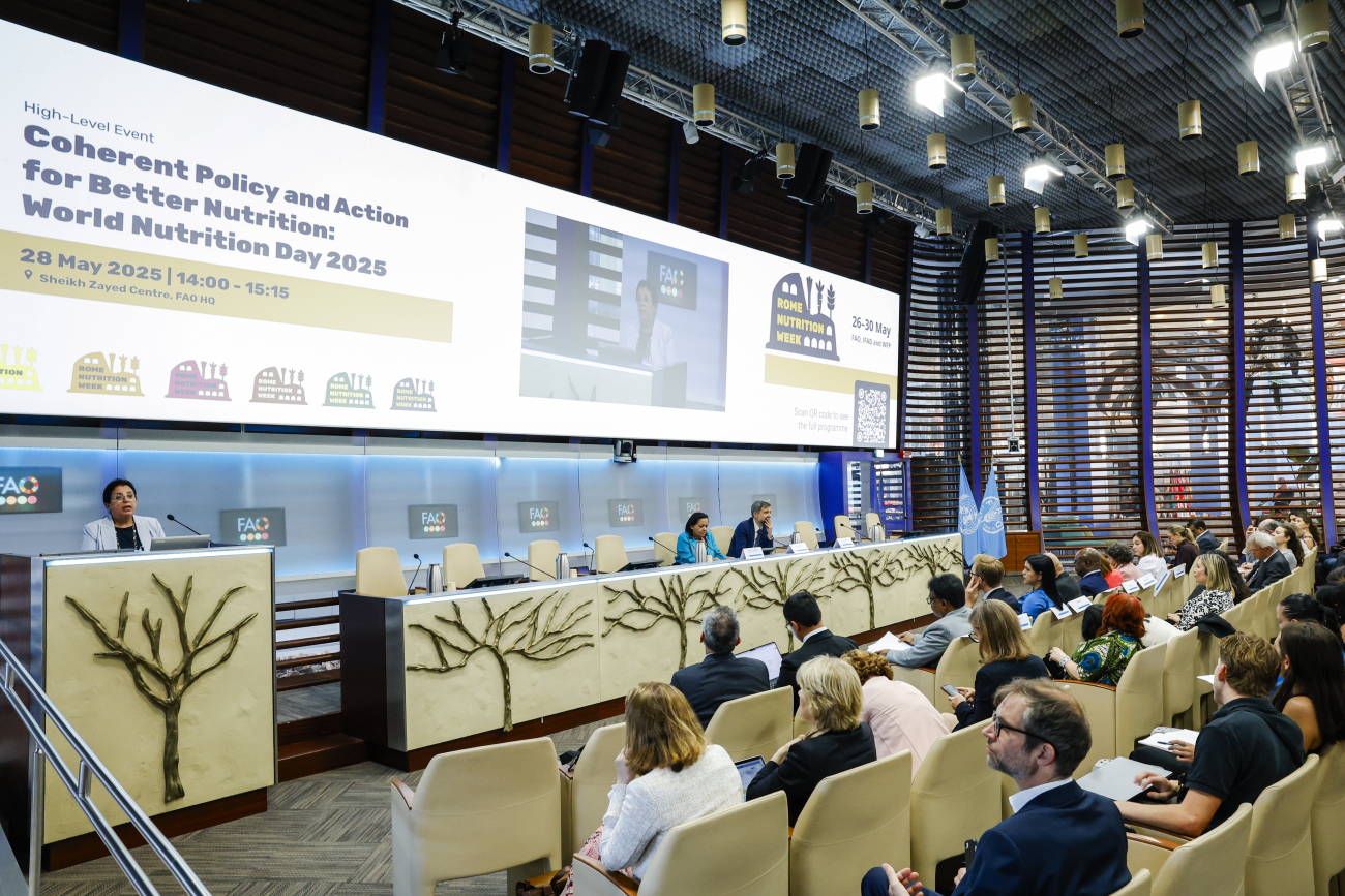 Rome Nutrition Week 2025 Najat Mokhtar