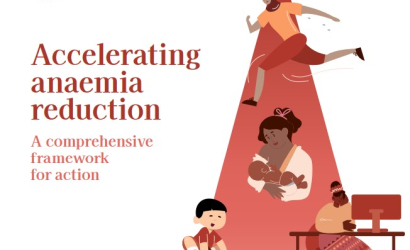 Cover WHO document on Accelerating anaemia reduction