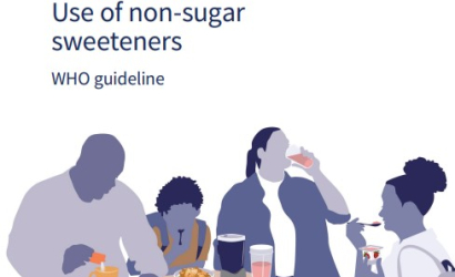 Cover WHO document on the use of non-sugar sweeteners