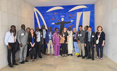Participants during a visit to Brazil's Ministry of External Affairs. Photo credit: UN-Nutrition.